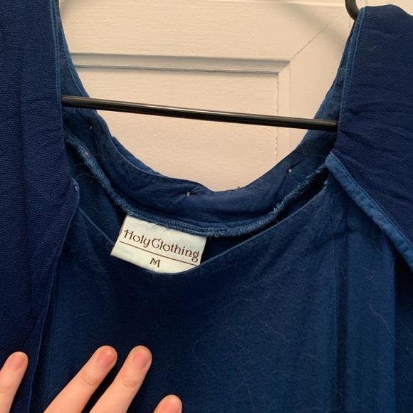 Holy Clothing Juliette maxi (M) - Navy Blue - Picture 2 of 6